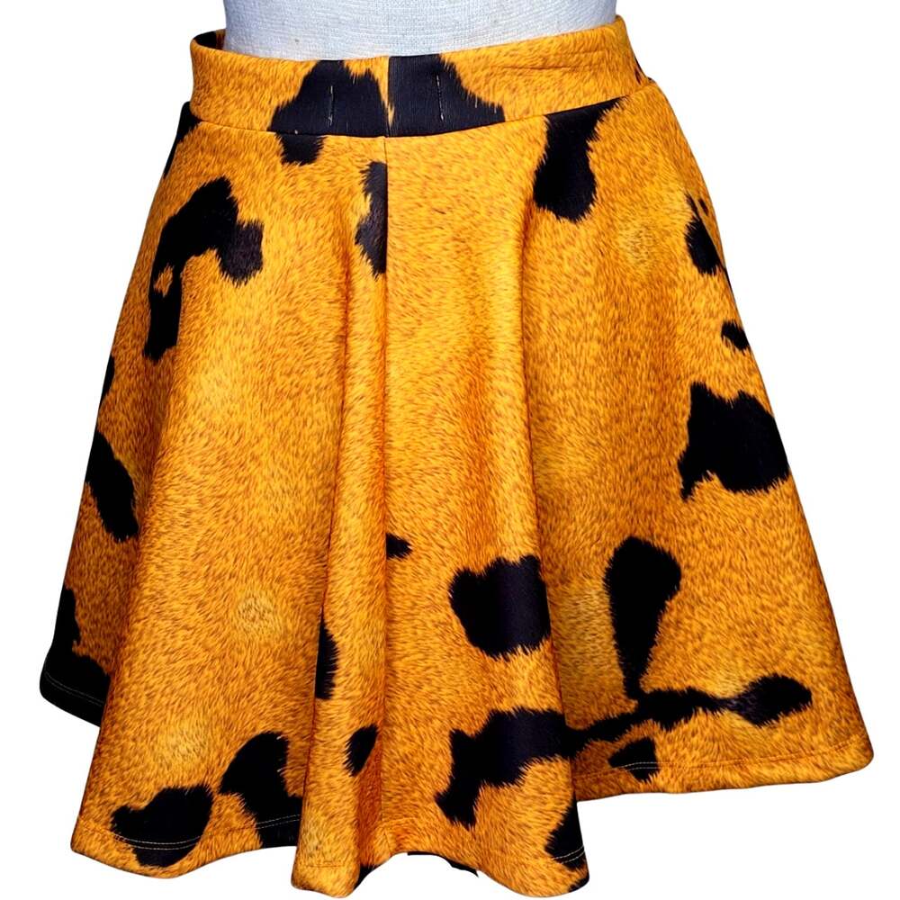 Mini Animal Print Skirt Size Medium